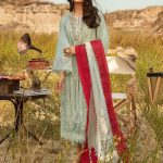 Elegant Luxury Chikankari Embroidered Summer Lawn Cotton Dress
