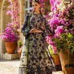 Elegant summer Printed Embroidery Lawn Unstitched Dress