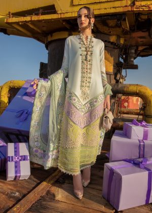 Elegant summer Luxury Embroidery Lawn Unstitched Dress