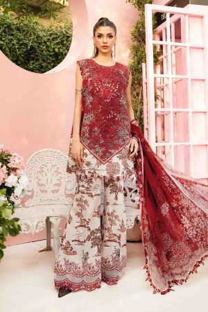 Elegant summer Printed Embroidery Lawn Unstitched Dress