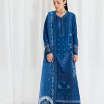 Elegant summer Luxury Chikankari Embroidery Lawn Cotton Unstitched Dress