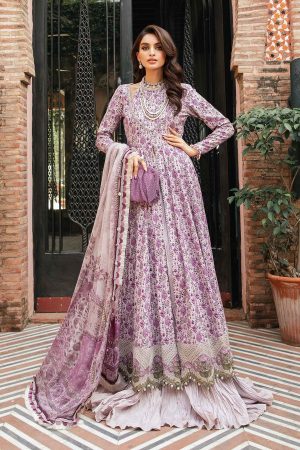 Elegant summer Printed Embroidery Lawn Unstitched Dress