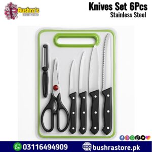 6 In 1 Stainless Steel Knives Set