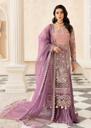 Elegant Luxury Work Unstitched Wedding Partywear Dress Nikha Walima Engagement Mehndi Mayon Dress