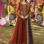 Elegant Luxury Work Unstitched Wedding Partywear Frock Maxi Dress Nikha Walima Engagement Mehndi Mayon Dress