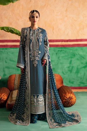 Elegant Luxury Work Unstitched Wedding Partywear Dress Nikha Walima Engagement Mehndi Mayon Dress
