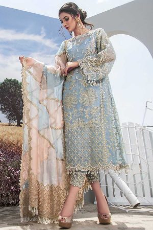 Elegant Luxury Work Unstitched Wedding Partywear Dress Nikha Walima Engagement Mehndi Mayon Dress