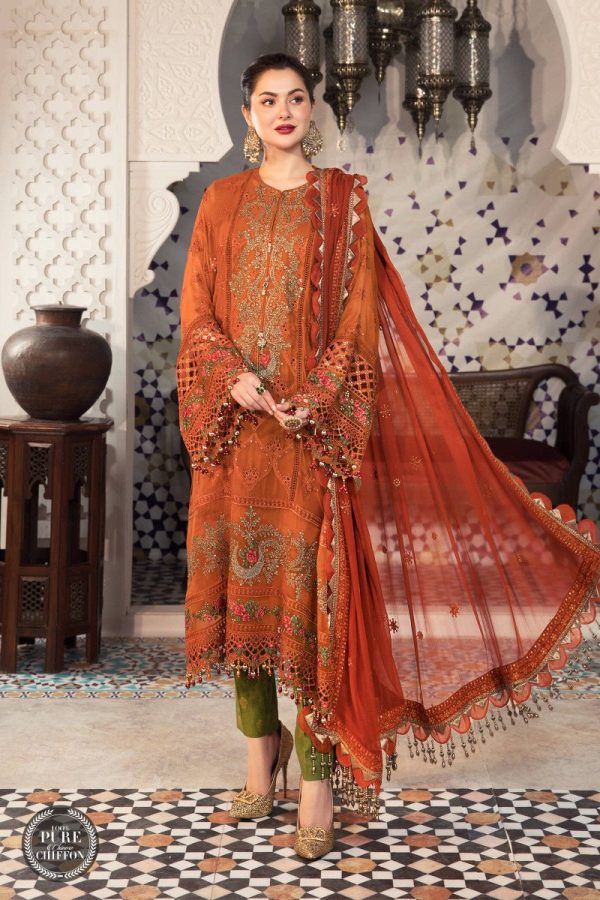 Elegant Luxury Work Unstitched Wedding Partywear Dress Nikha Walima Engagement Mehndi Mayon Dress