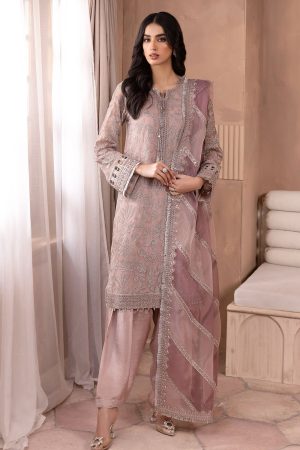Elegant Luxury Work Unstitched Wedding Partywear Dress Nikha Walima Engagement Mehndi Mayon Dress