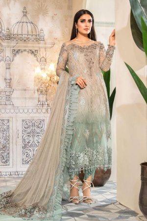 Elegant Luxury Work Unstitched Wedding Partywear Dress Nikha Walima Engagement Mehndi Mayon Dress