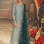 Elegant Luxury Work Unstitched Wedding Partywear Dress Nikha Walima Engagement Mehndi Mayon Dress