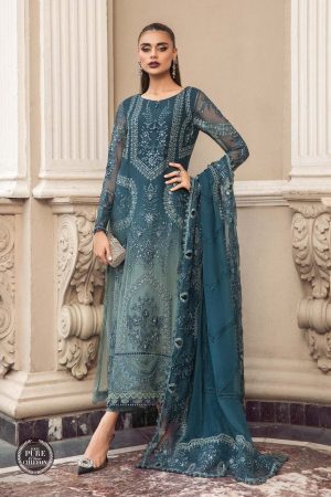 Elegant Luxury Work Unstitched Wedding Partywear Dress Nikha Walima Engagement Mehndi Mayon Dress