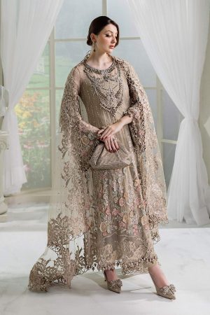 Elegant Luxury Work Unstitched Wedding Partywear Dress Nikha Walima Engagement Mehndi Mayon Dress