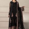 Elegant Luxury Work Unstitched Wedding Partywear Black Dress Nikha Walima Engagement Mehndi Mayon Dress