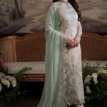 Elegant Luxury Work Unstitched Wedding Partywear Dress Nikha Walima Engagement Mehndi Mayon Dress