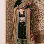 Velvet Elegant Luxury Work Unstitched Wedding Partywear Maroon Winter  Dress Nikha Walima Engagement Mehndi Mayon Dress