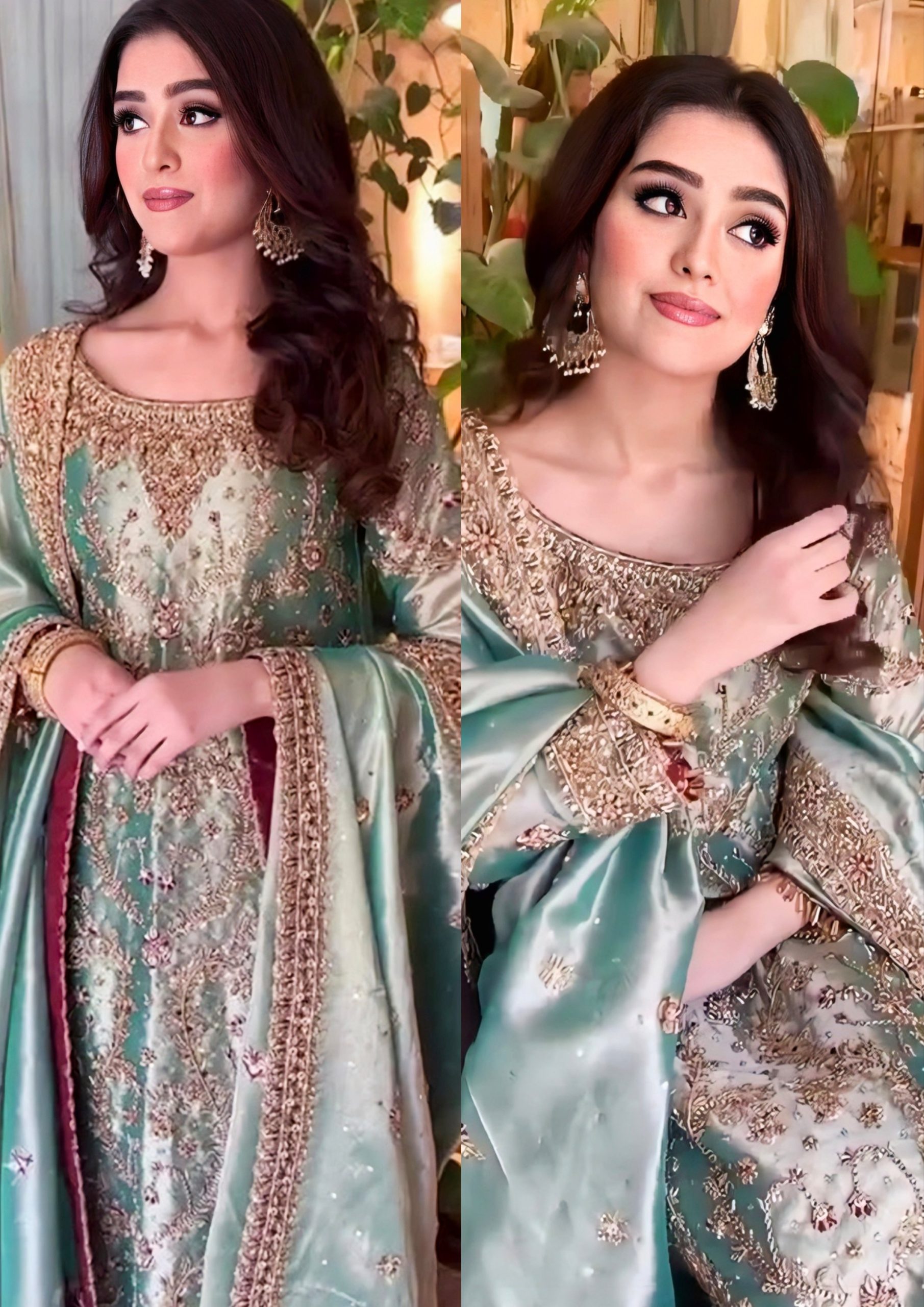 Elegant Luxury Work Unstitched Wedding Partywear Dress Nikha Walima Engagement Mehndi Mayon Dress