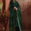 Velvet Elegant Luxury Work Unstitched Wedding Partywear  Winter Green Dress Nikha Walima Engagement Mehndi Mayon Dress