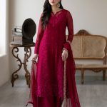 Elegant Luxury Work Unstitched Wedding Partywear Dress Nikha Walima Engagement Mehndi Mayon Dress