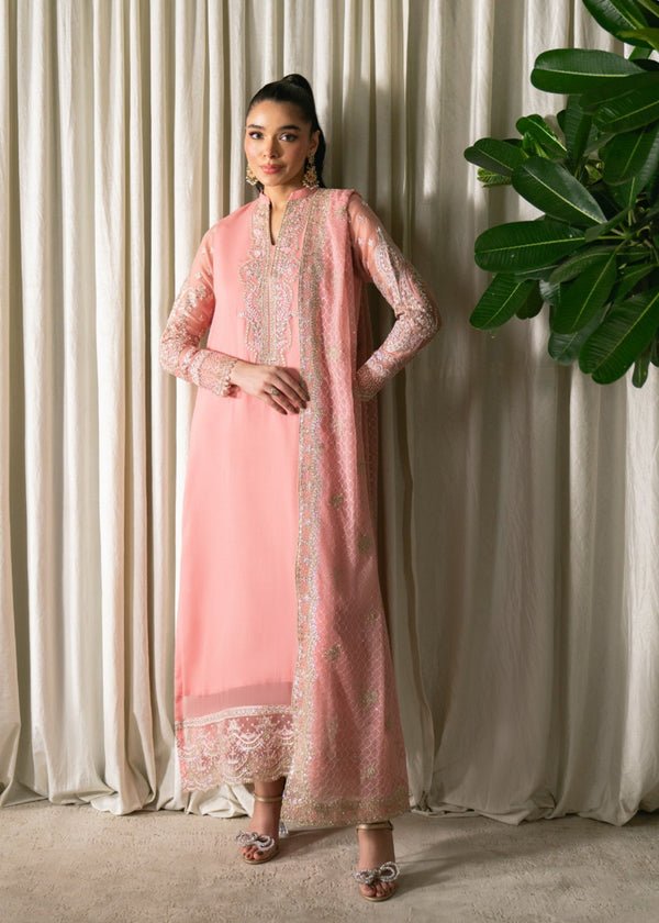 Elegant Luxury Work Unstitched Wedding Partywear Dress Nikha Walima Engagement Mehndi Mayon Dress