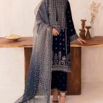 Velvet Elegant Luxury Work Unstitched Wedding Partywear  Winter Dress Nikha Walima Engagement Mehndi Mayon Dress