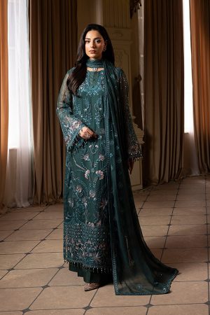 Elegant Luxury Work Unstitched Wedding Partywear Dress Nikha Walima Engagement Mehndi Mayon Dress