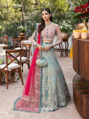 Elegant Luxury Work Unstitched Wedding Partywear Frok Dress Nikha Walima Engagement Mehndi Mayon Dress