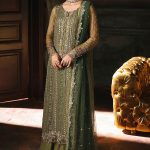 Elegant Luxury Work Unstitched Wedding Partywear Dress Nikha Walima Engagement Mehndi Mayon Dress