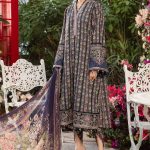 Elegant Summer Printed Embroidery Lawn Dress