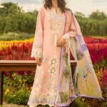 Elegant Summer Luxury Embroidery  Unstitched Dress