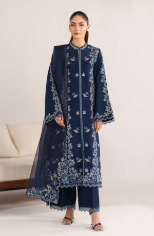 Elegant Summer Luxury Embroidery Unstitched Lawn Dress