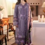 Elegant Summer Luxury Embroidery  Unstitched Lawn Dress