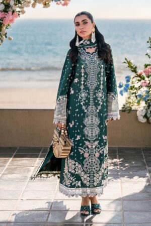 Elegant Summer Luxury Embroidery Unstitched Lawn Cotton Dress