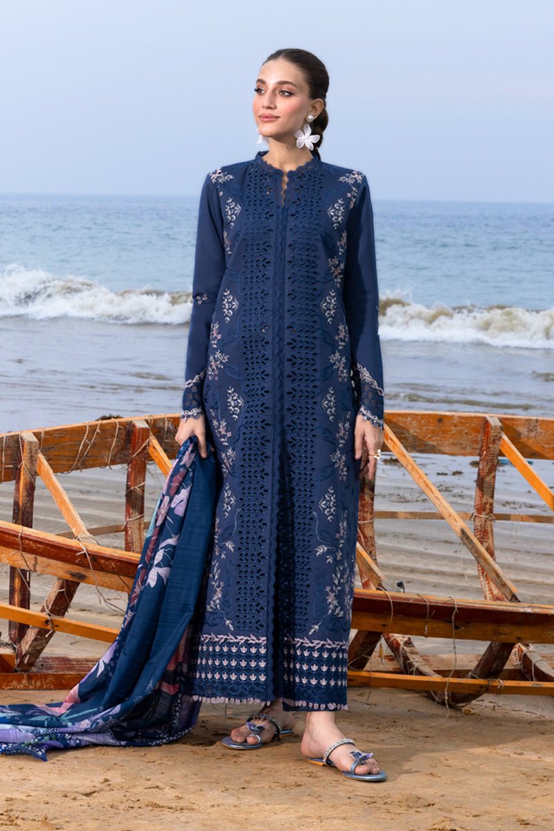 Elegant Summer Luxury Embroidery Unstitched Lawn Dress