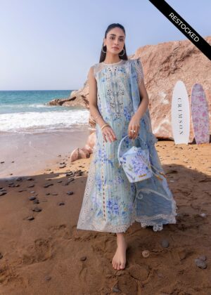 Elegant Summer Luxury Embroidery Unstitched Lawn Dress