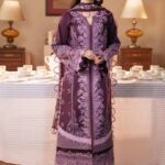 Elegant Summer Luxury Embroidery Unstitched Lawn  Dress