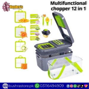 Multifunctional Vegetable Chopper with Container 22-in-1 Cutter