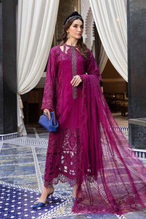 Elegant Summer Luxury Embroidery  Unstitched Lawn Cotton Dress