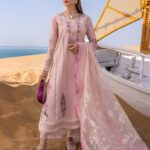 Elegant Summer Luxury Embroidery  Unstitched Lawn Cotton Dress