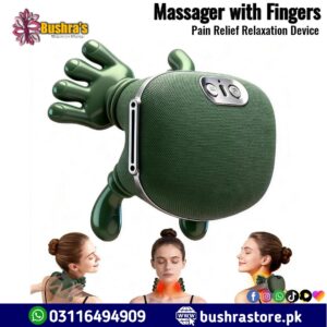 Neck and Back Massager with Fingers & Heat