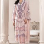 Elegant Summer Luxury Embroidery  Unstitched Lawn Dress