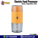 Mini Electric Food Processor with Double Heads for Dry and Wet Foods