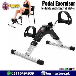 Folding Mini Pedal Exerciser with LCD Monitor