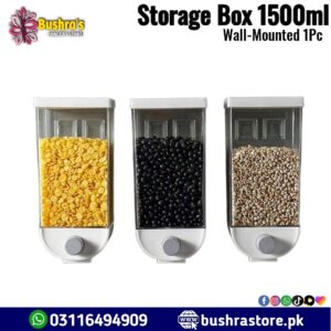 Wall-Mounted Grain Storage Box 1Pc 1500ml