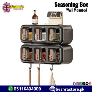 Wall Mounted Seasoning Box Condiment Containers
