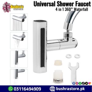 4-in-1 360° Waterfall Faucet Head