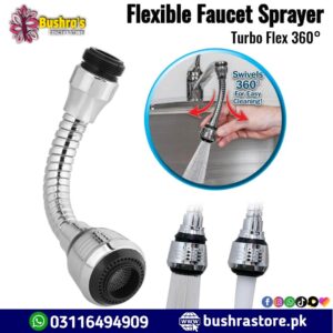 Turbo Flex 360° Flexible Faucet Sprayer