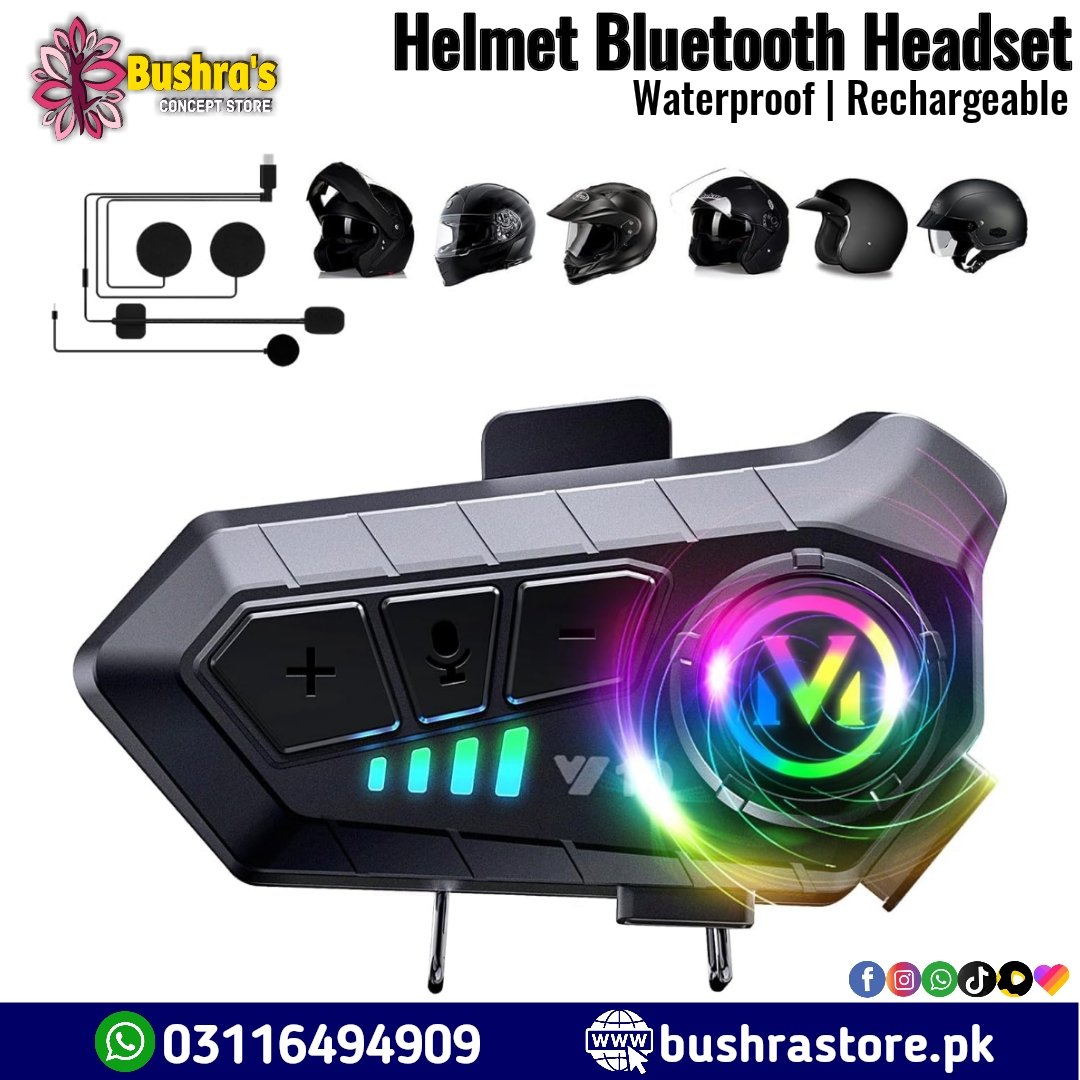 Motorcycle Helmet Bluetooth Headset