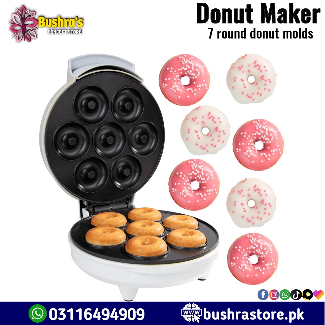 7-Piece Electric Donut Maker