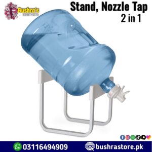 2-in-1 Portable Water Bottle Dispenser Stand with Nozzle Tap
